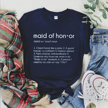 Define Maid of Honor Tees