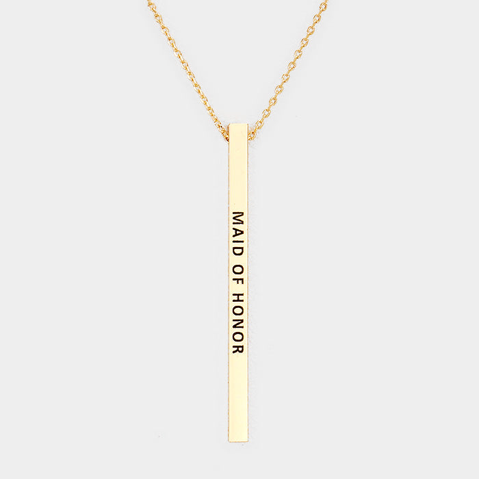 Bridal Party Bar Jewelry