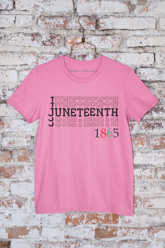 Five Stacked Juneteenth Tee