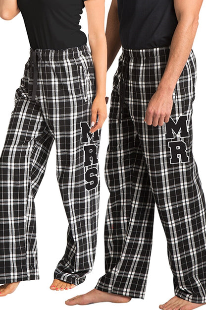 Couple Glam Flannel Pajama Sets