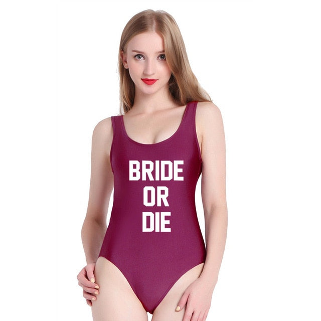 Bride Or Die Monokini