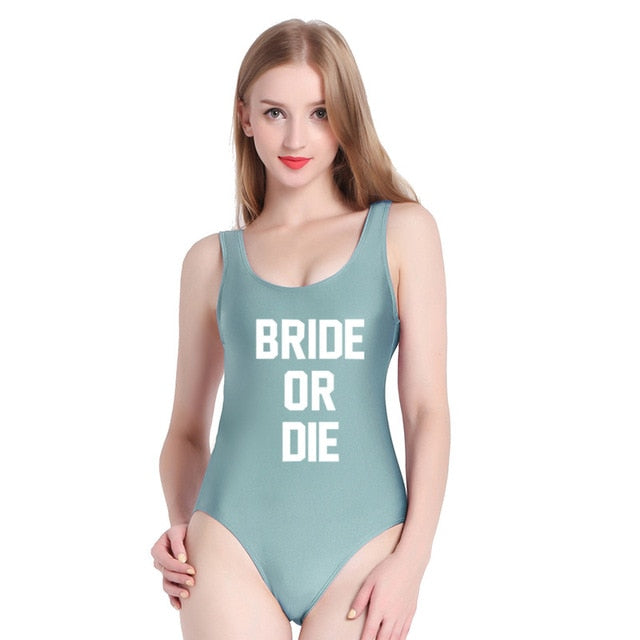 Bride Or Die Monokini