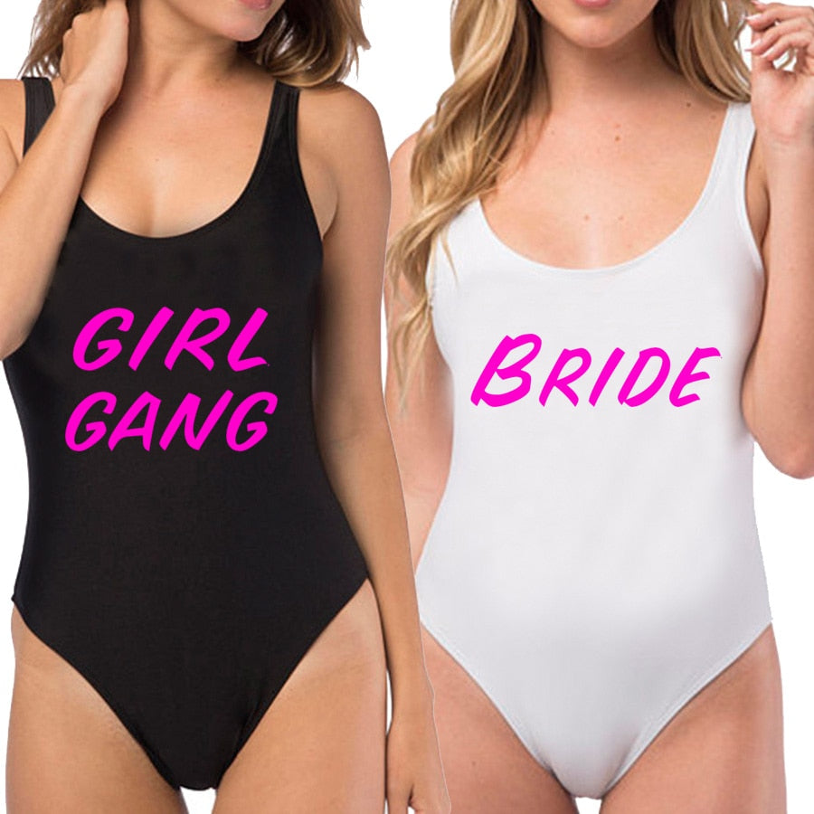 Girl Gang Bride & Squad Monokini