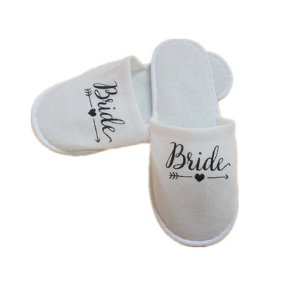 Disposable Bride Squad Slippers