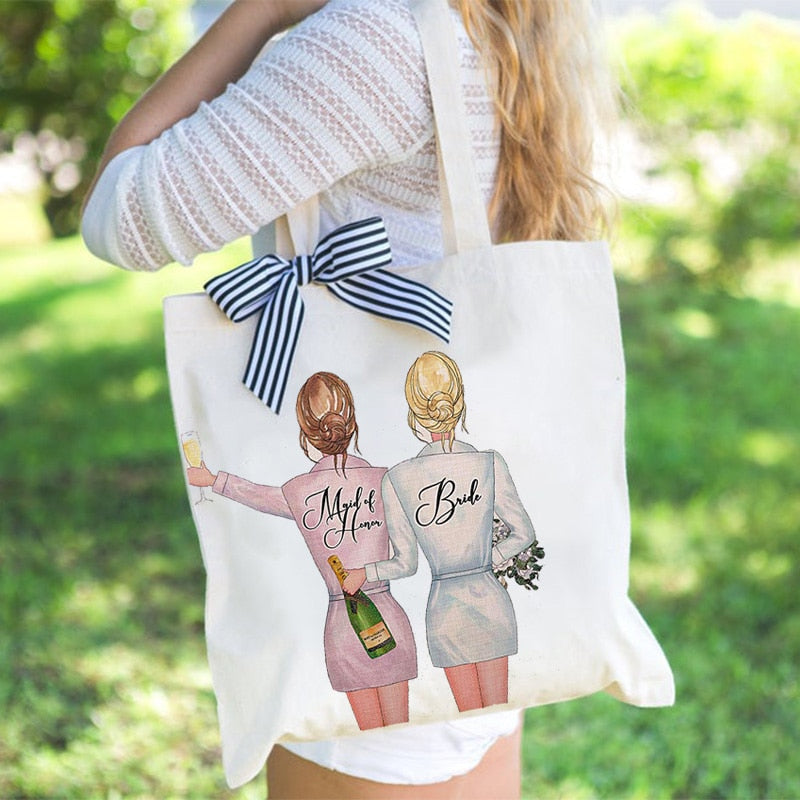 Bride to Be Maid Of Honor Tote Bag