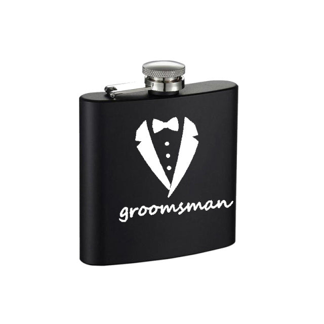 Groomsman Tuxedo Flask