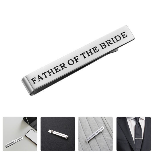 Father of the Bride Tie Clip