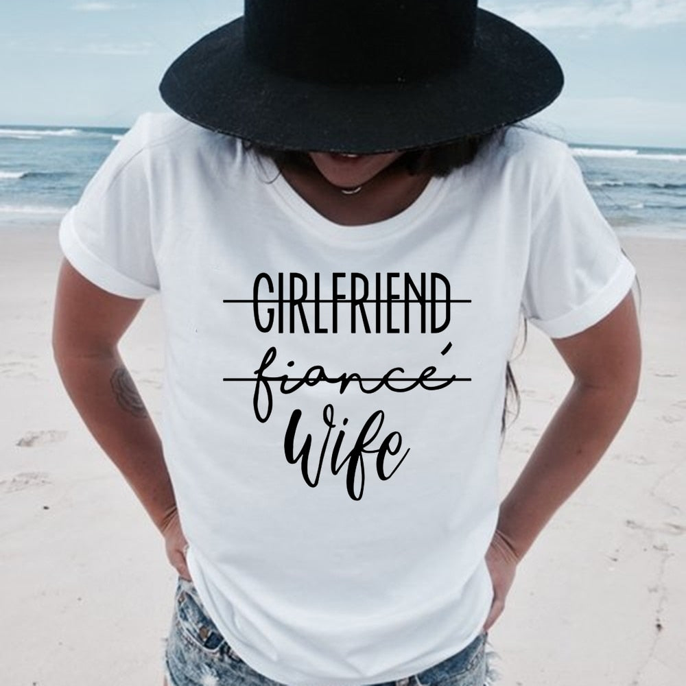 Girlfriend Fiance Wife Tee